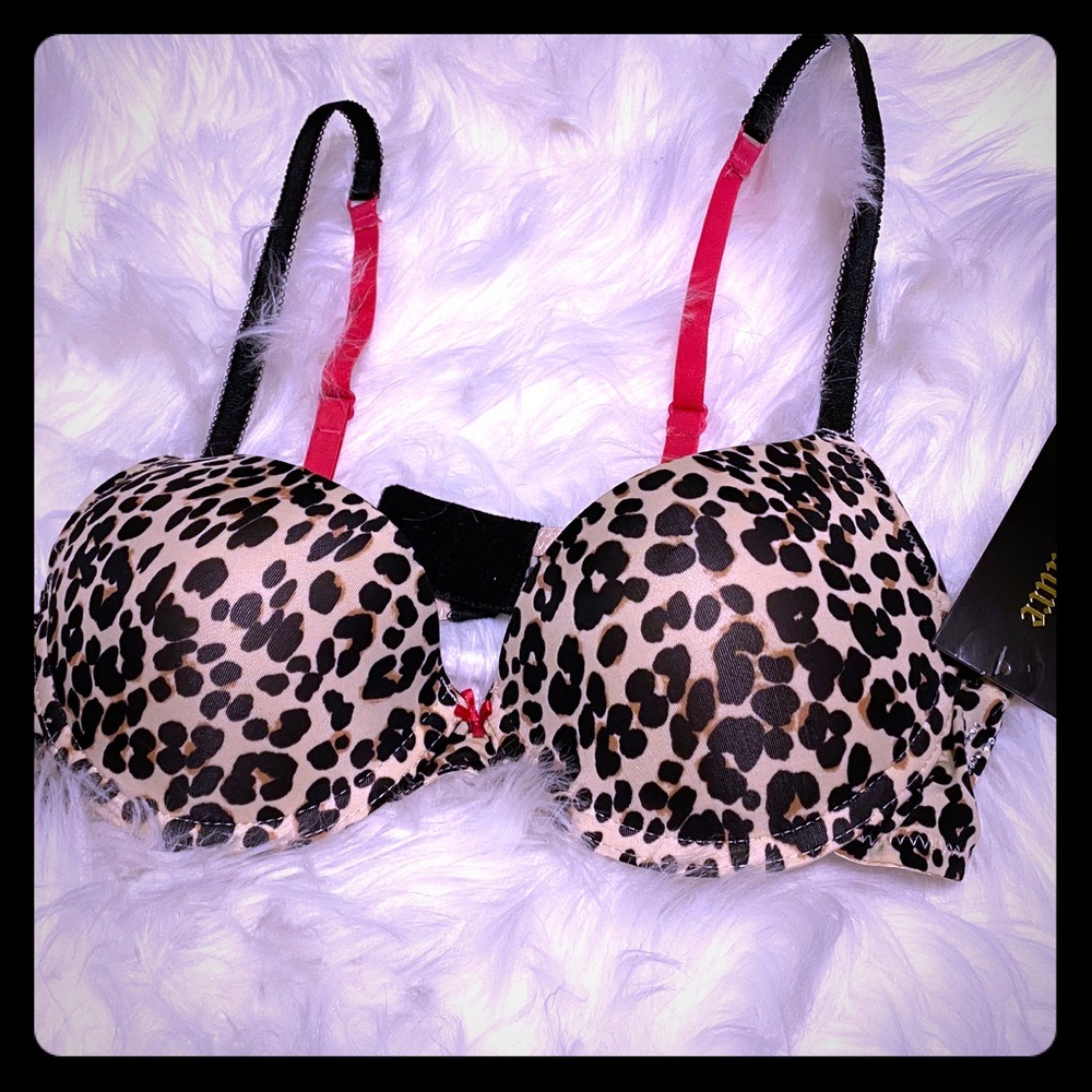 🍑NWT Juicy Couture Black Label Animal Bra 34B🍑